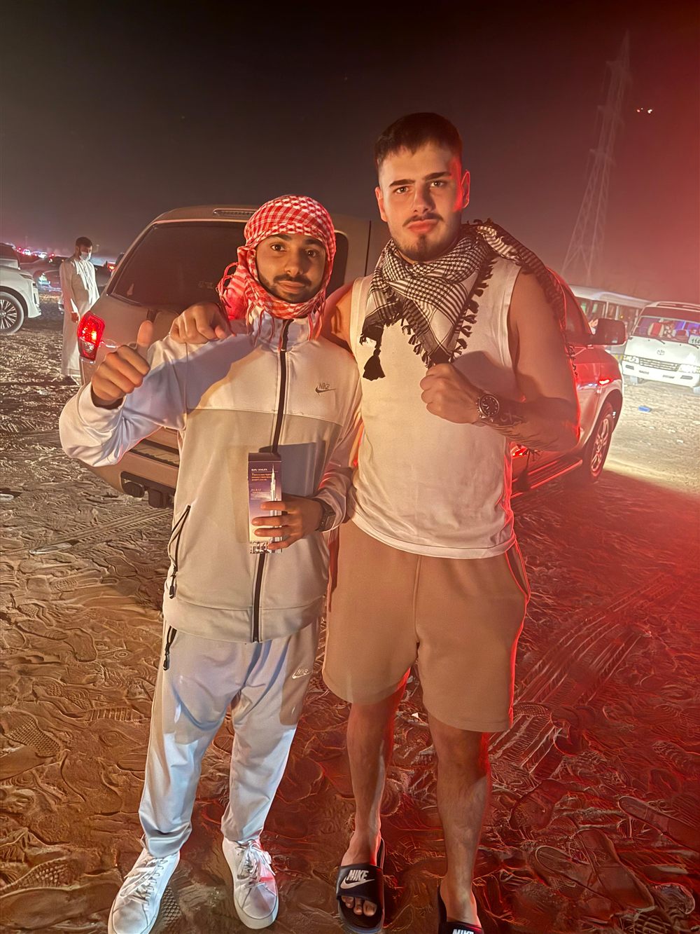 Nawid Ensaf with podcast founder iwannhhs